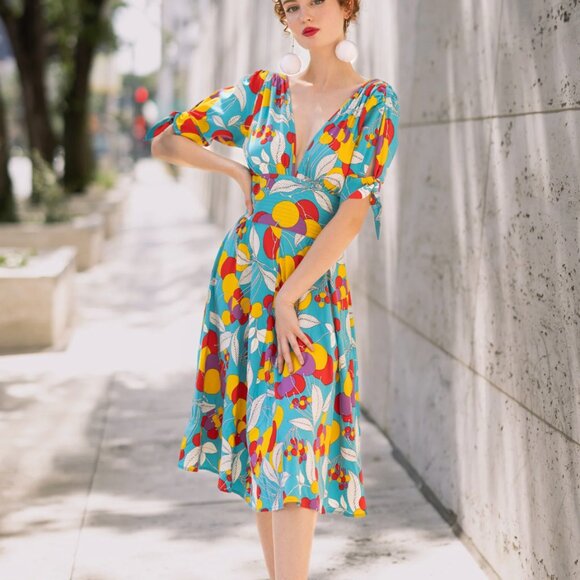 NWT Trashy Diva Stacia Circle Dress - Tutti Fruity circle dress - Picture 1 of 7
